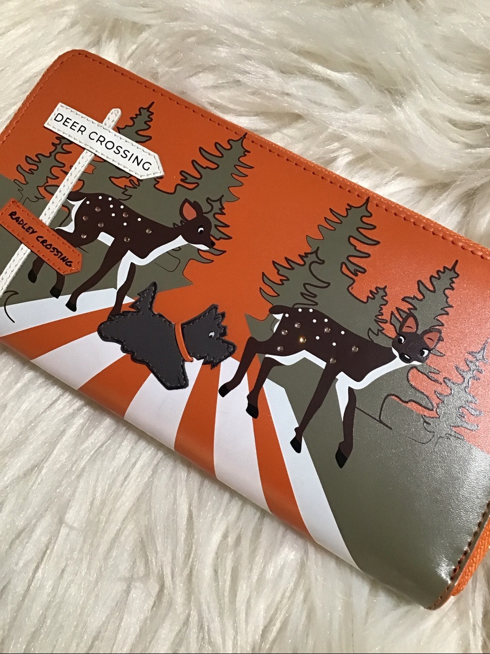 Radley London deer dog wallet